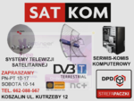 SATKOM Koszalin DPD DVB-T Serwis Komputerowy Akcesoria TVSAT Profesjonalne Ustawianie Anten satelita