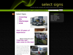 Select Signs | Signwriter and Signs Wairarapa wide Masterton based call Tony 0274 987 991