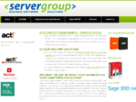 Server Group Ltd Tauranga Quickbooks Sage ACT CRM Sales and Support