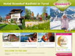 Hotel Sonnhof Tirol - Hotel Radfeld - Hotel Rattenberg - Alpbachtal Seenland
