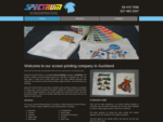 Screen printing Auckland - Spectrum Screen Printers
