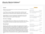 Ubuntu Remix Italiano - Ubuntu Linux in lingua italiana