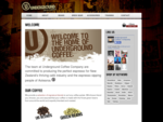 Underground Coffee Company — Specialist Local Coffee Roaster — Producing perfect espress