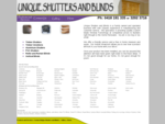 Unique Shutters and Blinds