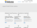 Webbyrå med Plusmeny i Stockholm Karlstad - WebbPlatsen