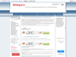 Webguru - En del af din sà¸gemaskineoptimering - Seo venlig link katalog - Forsiden