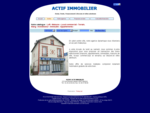ACTIF IMMOBILIER, est spécialisée dans la vente de tout biens immobiliers (appartements, maisons...