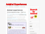 Animal experience days | UK animal experiences | animal experience days