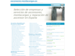 Selección de empresas y servicios de ascensores, montacargas y reparación de ascensor en España