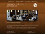 De Korre te Oostduinkerke is een restaurant met Belgische keuken. Wij heten u hartelijk welkom en l