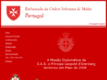 Embaixada da Ordem Soberana de Malta em Portugal | Missão Diplomática 2003 - 2008