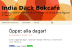 India Däck Bokcafé | Kaffe och böcker mån-fre 12-19, lör-sön 12-16 på Stora Algatan 3 i Lund