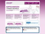 Adolorin - Mein lila Schmerzbrecher! Webseite mit Information über das neue Schmerzmittel von Kwizd