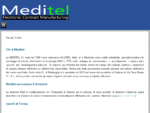 Meditel s. r. l. - produzioni elettroniche su commessa - electronic contract manufactoring - ...