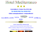 Hotel Mediterraneo Tirrenia Calambrone Marina di Pisa Albergo Mediterraneo - Tirrenia - Pisa - ...