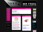 Mr Frog Dancewear, specialising in costumes, footwear accessories