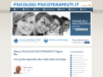 Ricerca Psicologi Psicoterapeuti | Elenco Psicologi Pagine Blu