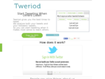 Tweriod - Get to know when your Twitter followers are online the most.