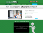 Curtain-Wall | Flexibel wandsysteem | Stofschot | Stofwand | Stofbescherming | Kleefmat | Clea
