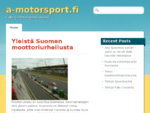 Yleistä Suomen moottoriurheilusta | a-motorsport. fi