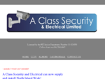 A Class Security Electrical Limited. CCTV Cameras, Alarms, Access Control