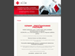 ACOM - Počítače a komponenty - Siete - Internet - Servis - Web design - Web hosting