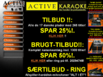 Karaoke på CD-Graphic og DVD. Alt i salg og udlejning hos Active Entertainment.