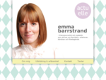 Välkommen till Actuelle | Emma Barrstrand - Journalist