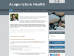 Acupuncture in Sheffield  Acupuncturist for back pain in South Yorkshire
