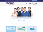 Adams Pest Control, Residential and Commercial exterminators