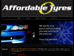 Affordable Tyres - Christchurch - Sells Tyres Rims - Affordable Tyres