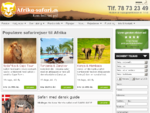 Safari i Afrika - Få info tilbud på rejser til Afrika her