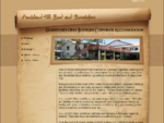 Auckland Hill Bed and Breakfast-Welcome Page