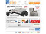 Tienda de muebles online, comprar sofás, salón y dormitorio