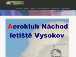 Aeroklub Náchod letiště Vysokov