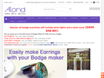 Badge Making and Badge Machines, Badge Components and Badge Parts. Alond Pty Ltd (Australia)