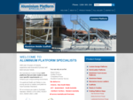 Aluminium Platform Specialists Aluminium platforms, Folding Platform Steps, Order Pickers, Ladder