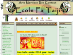 Ecole FA TAIJI ARTS MARTIAUX BIO CONTACT