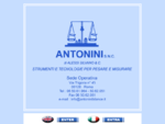 Benvenuti nella Homepage della Antonini S. N. C. Strumenti e Tecnologie per Pesare e Misurare