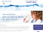 Spring Water Melbourne | AquaCentral Spring Water
