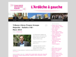 L039;Ardèche à  gauche | Le blog des élus de la majorité départementale