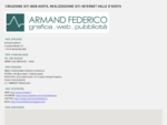 ARMAND FEDERICO webmaster siti internet aosta siti web Valle d'Aosta, motori di ricerca, grafica,