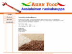 Laaja valikoima aasialaisia elintarvikkeita - Asian Food
