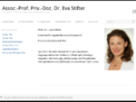 Assoc.-Prof. Priv.-Doz. Dr. Eva Stifter | Fachärztin für Augenheilkunde und Optometrie