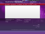 Australian Karaoke Pty. Ltd. | Melbourne's No1 Shop for Complete Karaoke Systems, Karaoke Machin