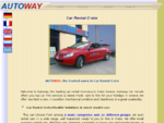 Autoway Car Rental CreteCar hire services by a trusted name in Cretan automobile rentals