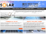 Australia Wide Solar | Sydney Solar Electricity Solar Hot Water Design and Installation