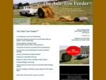 Portable Round Bale Feeder - The Axle-Tow Feeder - a portable round bale feeder and transporter for
