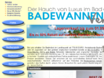 Badewannen - Badewannen-Versand.de - freistehende Badewannen, Badmoebel, Keramik und Armaturen
