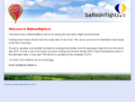 Hot Air Balloon Flights Ireland - Irish Hot Air Ballooning. Book A Hot Air Balloon Ride Today